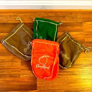 Crown Royal bags (4)